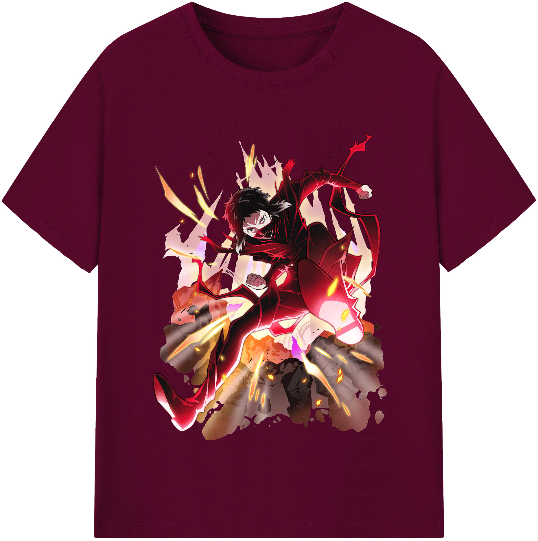 （画像用） 文豪ストレイドッグス Bungo Stray Dogs レディースカジュアルプリントTシャツ（綿100％）